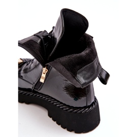 Naisten Patenttityöntekijänilkkurit, Koristeet Musta S.Barski MR870-67 1