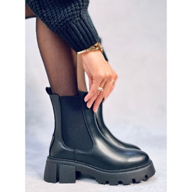 Rumer Blackin korkeat Chelsea-saappaat musta 2