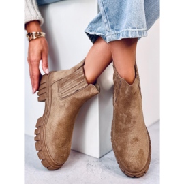 Naisten Leigh Khaki -jodhpur-saappaat beige 2