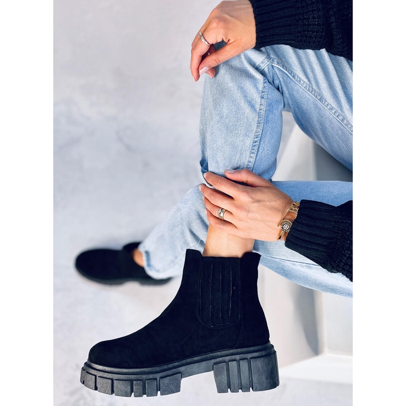 Leigh Black naisten Jodhpur-saappaat musta 1