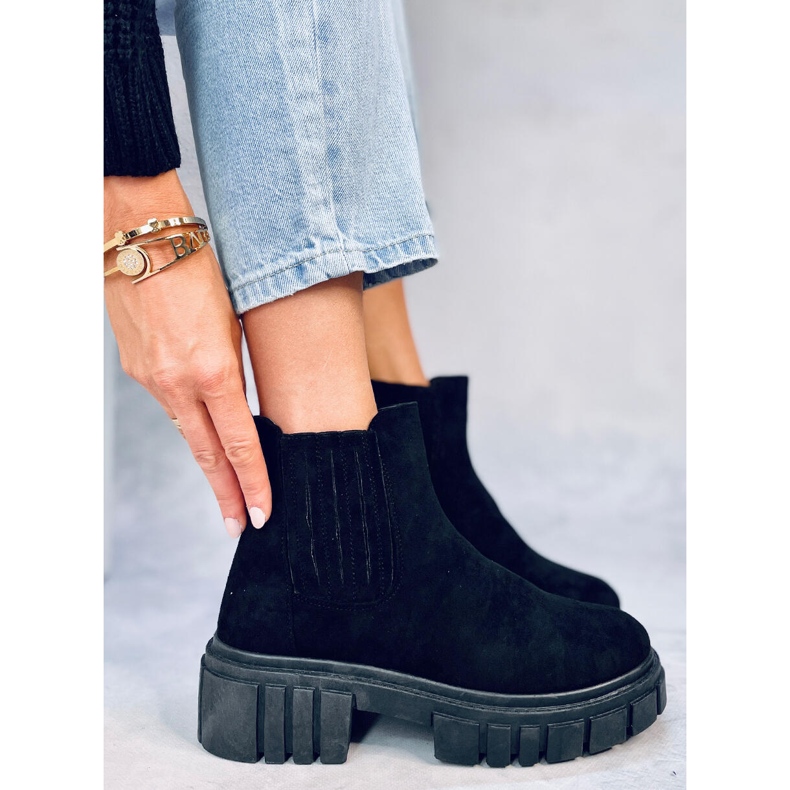 Leigh Black naisten Jodhpur-saappaat musta 2