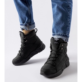 Mustat Lee Cooper LCJ-23-44-1979L korkeat saappaat 1