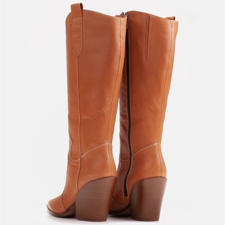 Marco Shoes Marco 1399K ruskeat saappaat naisten cowboy -saappaille 1