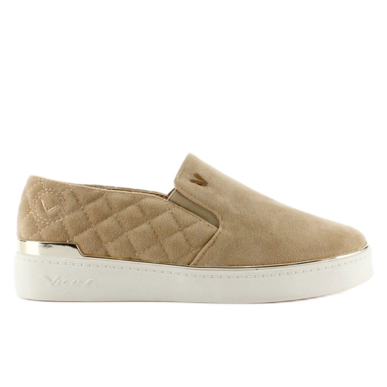 Mokkanahkaiset lenkkarit 7103 beige 1
