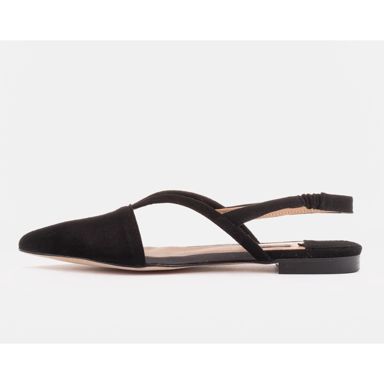 Marco Shoes Luonnolliset nahkasandaalit mustana 1