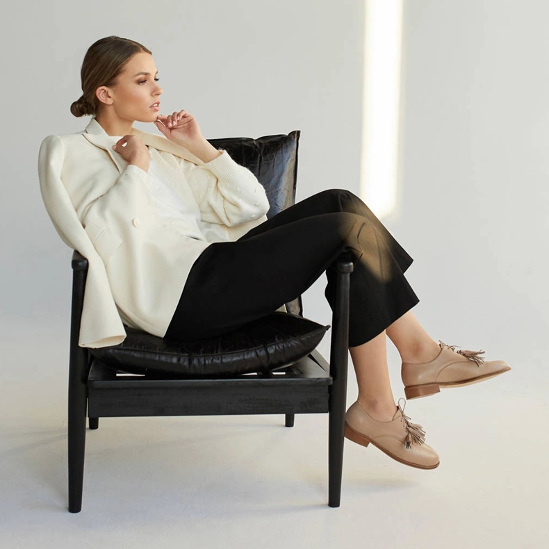 Marco Shoes Hapsulliset nauhakengät 2222P-1250-1 beige 1