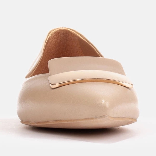 Marco Shoes Ballerinat koristeellisella kielellä beige 2