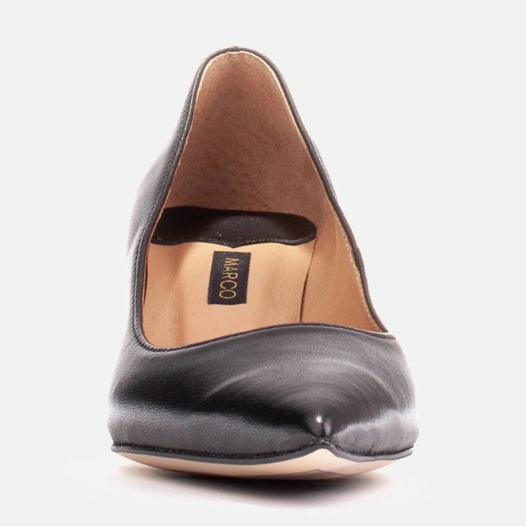 Marco Shoes Tyylikkäät korkokengät, joissa matala kantapää musta 1