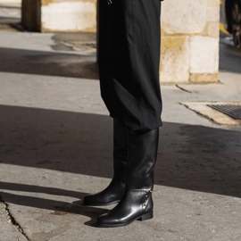 Marco Shoes Ratsastussaappaat nastoilla musta 2