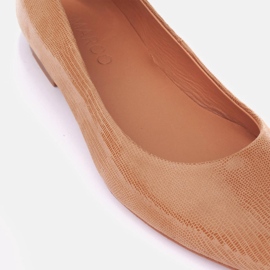 Marco Shoes Kevyet ballerinat ruskea 1
