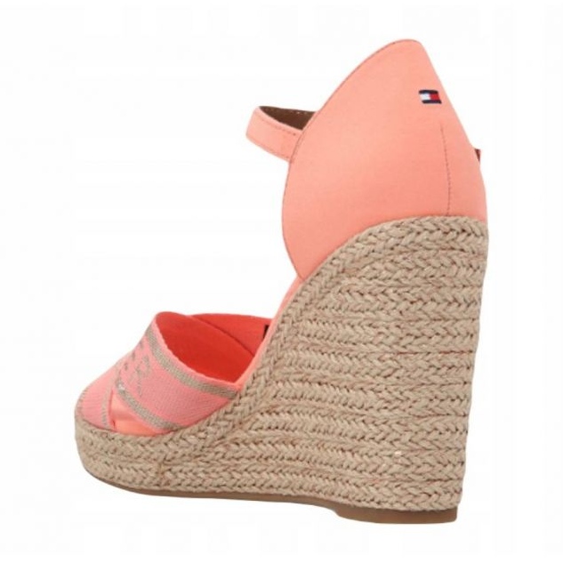 Tommy Hilfiger Tommy Metallic High Wedge Sandal W -kengät FW0FW04753 oranssi 1