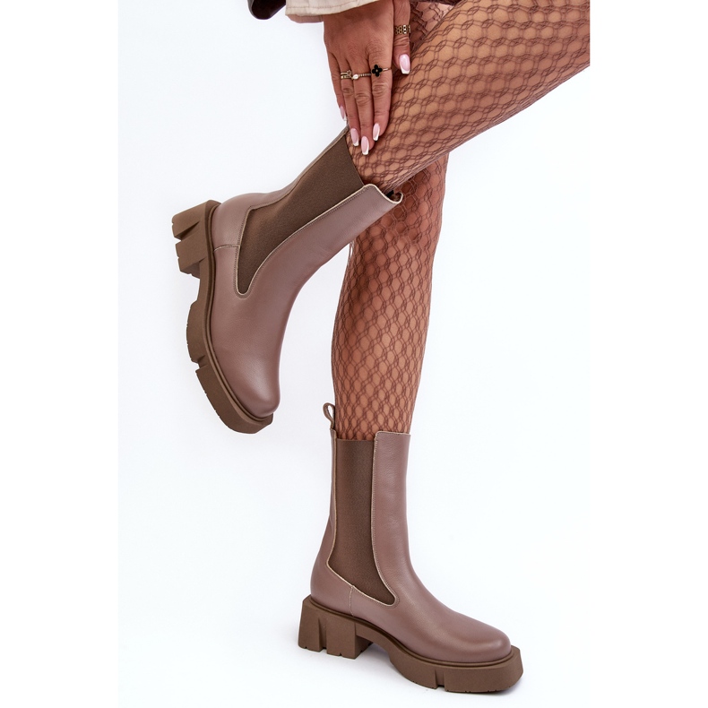 Naisten Chelsea-saappaat 2693/230 Laura Messi Brown ruskea 1