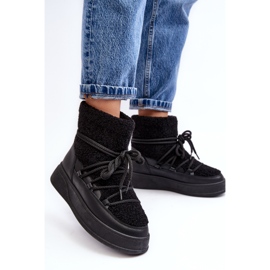 FG2 Naisten alusta lumisaappaat musta Ahatissa 2