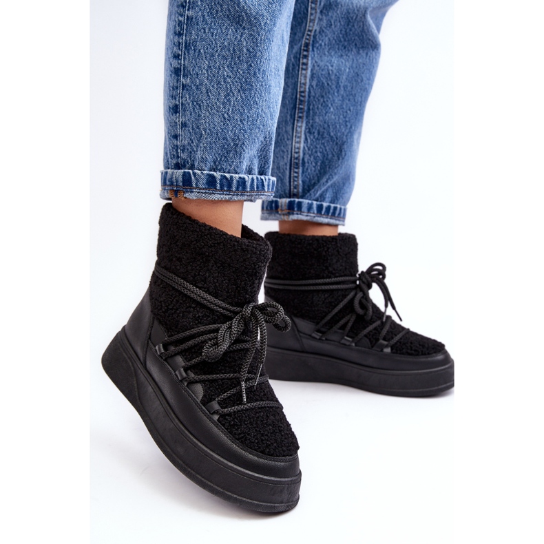 FG2 Naisten alusta lumisaappaat musta Ahatissa 2