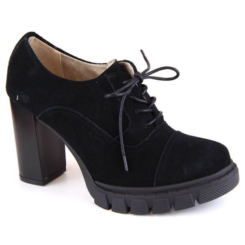 Filippo W PAW473A nahkaiset korkokengät ja alustakengät, mustat 1