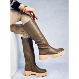 Hewes Army Green paksut saappaat vihreä 2