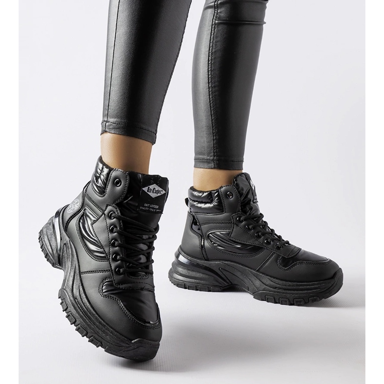 Mustat Lee Cooper LCJ-23-44-1973L saappaat 1