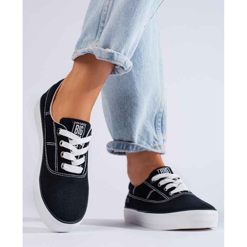 Naisten Big Star KK274019 tennarit musta 1