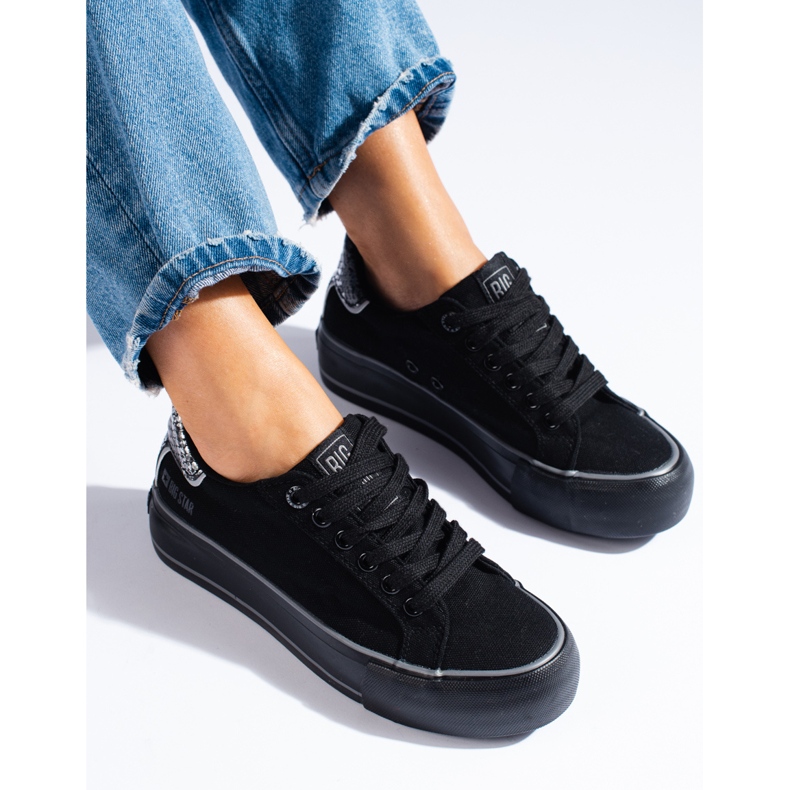 Naisten Big Star KK274036 lenkkarit musta 1