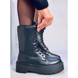 Pyörittävät saappaat korkealla Rage Black -pohjalla musta 2