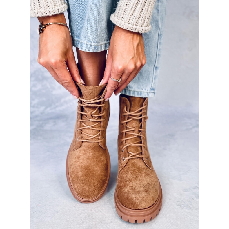 Pyöreitä saappaat Vecna ​​​​Khaki ruskea 1