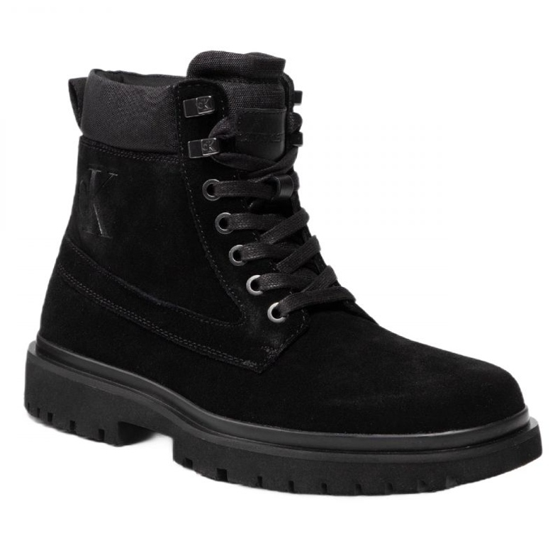 Calvin Klein Jeans Lug Mid Laceup Boot Hike YM0YM00270 kengät musta 1