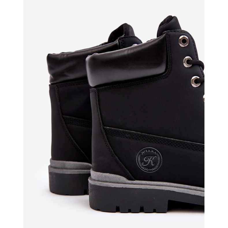 Miesten nauhalliset nilkkurit, mustat memenit 2