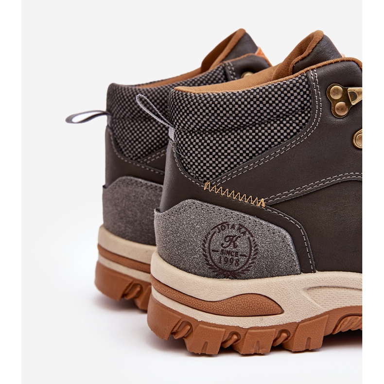 Miesten Trapper-nauhalliset vaelluskengät Harmaa Salomene 2