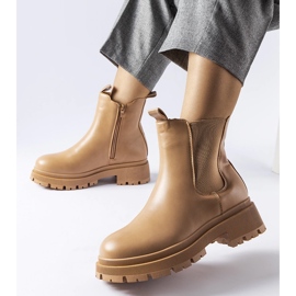 Beiget eristetyt klassiset Olmedo-saappaat 1