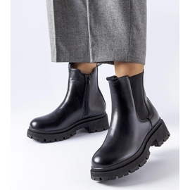 Mustat eristetyt klassiset Olmedo-saappaat 1