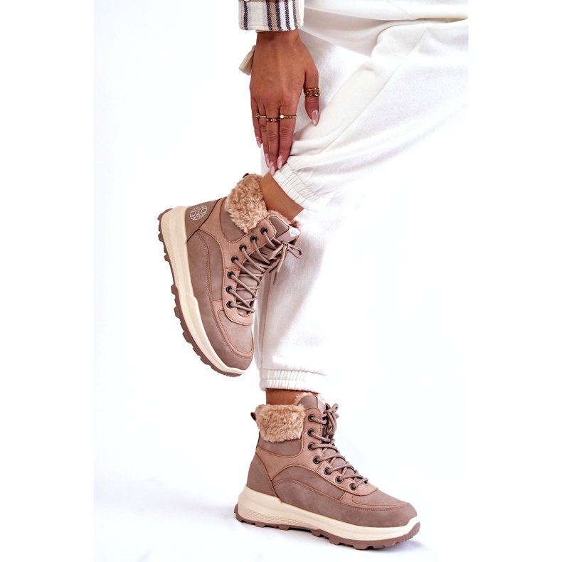 Naisten eristetyt saappaat Lee Cooper LCJ-22-44-1363 Pink vaaleanpunainen 1