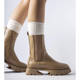 Ruskeat eristetyt Mombellon saappaat 1