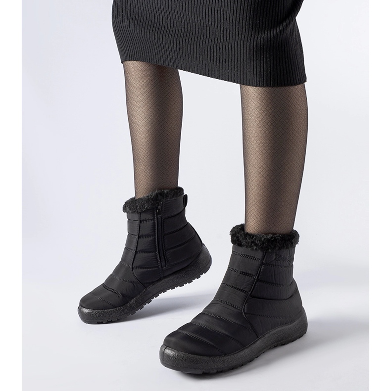 Mustat Valparaiso Water Resistant -eristetyt lumisaappaat 1