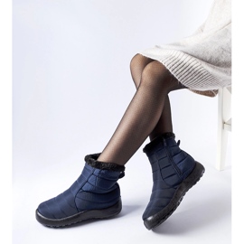 Valparaison tummansiniset eristetyt lumisaappaat sininen 1