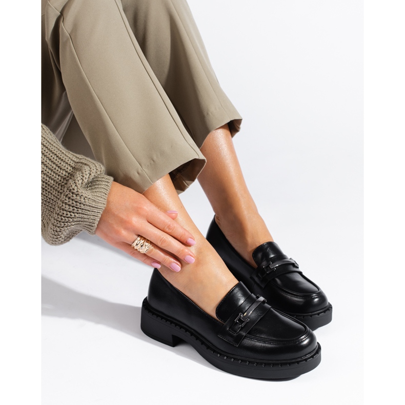 W. Potocki Mustat tyylikkäät Potockin naisten kengät 1