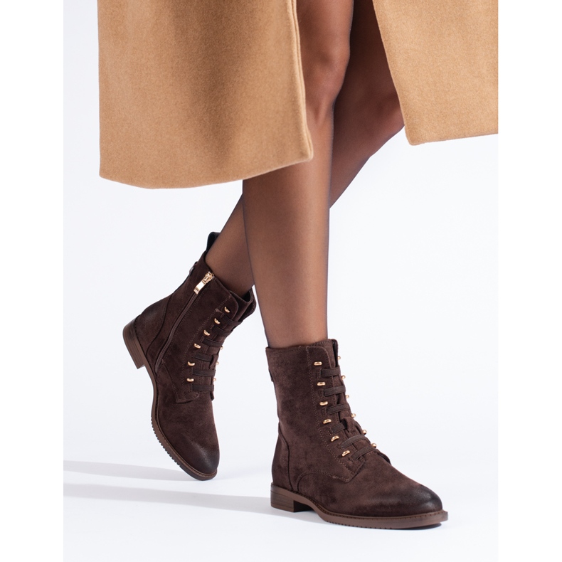 Naisten Shelovet ruskeat mokkanahkalaukut 1