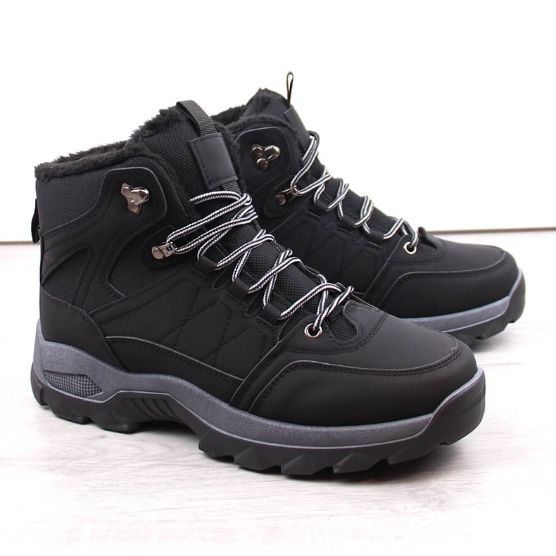 Miesten eristetty talvisaappaat, musta 1