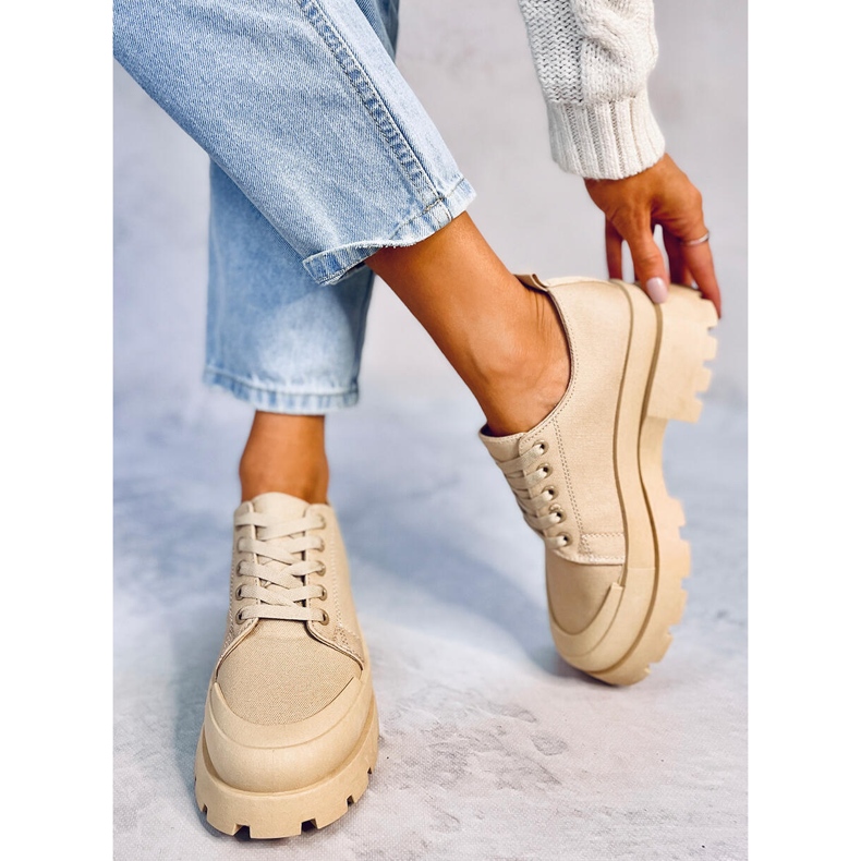 Golv Khaki -vaelluslenkkarit beige 1