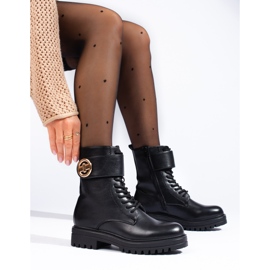 SHELOVET Mustat naisten laukut soljella 1