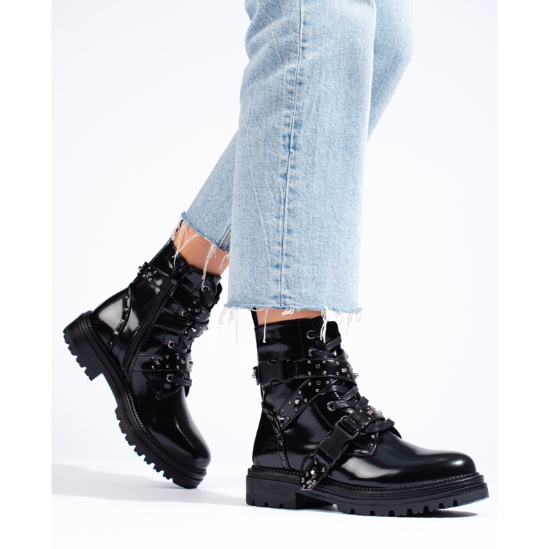 SHELOVET Lakatut mustat naisten työntekijät 1