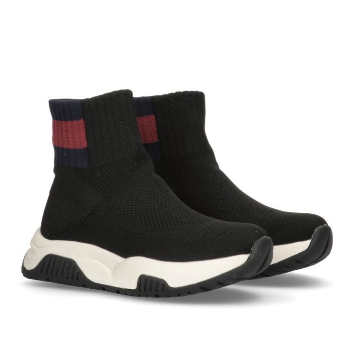 Tommy Hilfiger Sock Sneaker Black W -kengät T3A9-33007-0702999-999 musta 1