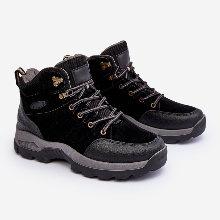 Miesten Trapper-vaelluskengät mustat Fontanoe 2