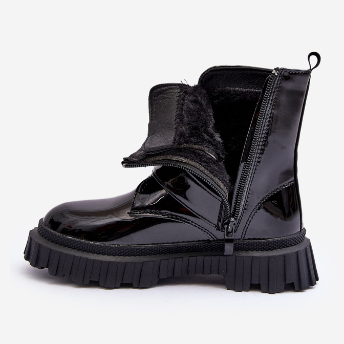 FR1 Lakatut, eristetyt tyttöjen saappaat, Black Rilina musta 2