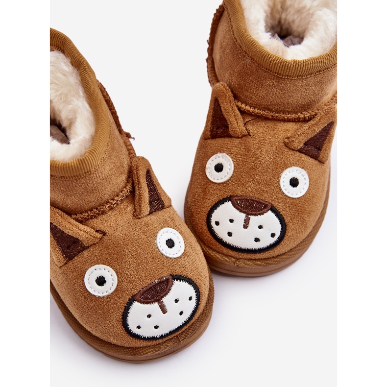 FR1 Lasten eristetyt Camel Snow Boots Vavena ruskea 1