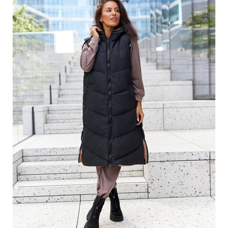 Mustat eristetyt nilkkurit Azzurra-vetoketjulla 1