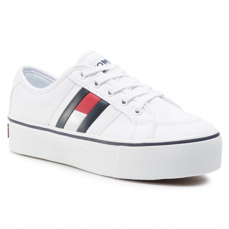 Tommy Hilfiger Tommy Jeans Flatform Flag Sneaker EN0EN00944-YBR valkoinen 1