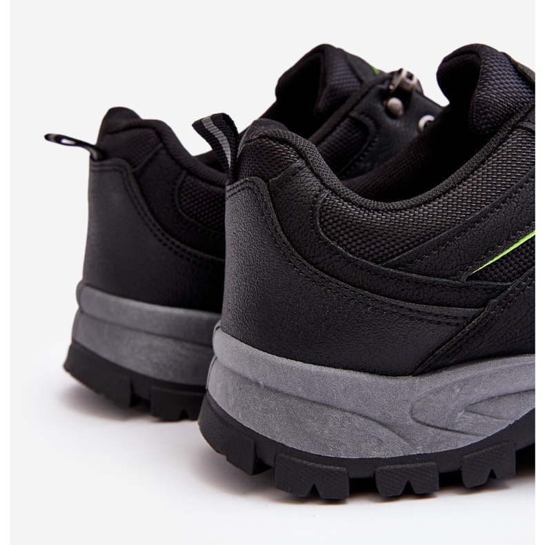 Miesten vaellusurheilukengät mustat 2