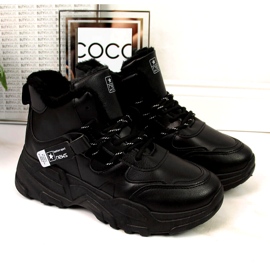 News Naisten eristetyt tennarit, lumisaappaat, mustat 3