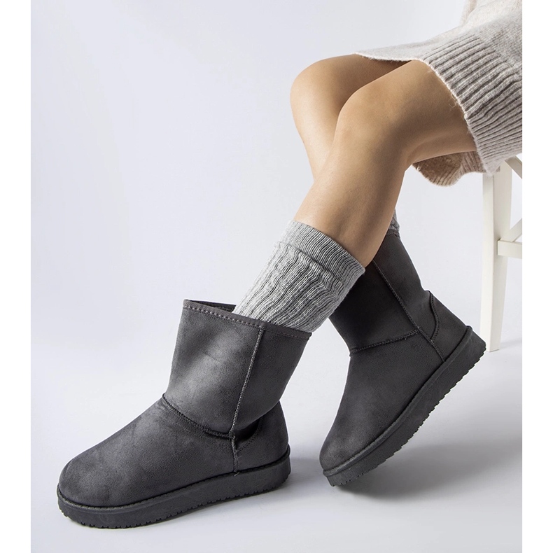 Harmaat eristetyt klassiset Liberon lumisaappaat 1