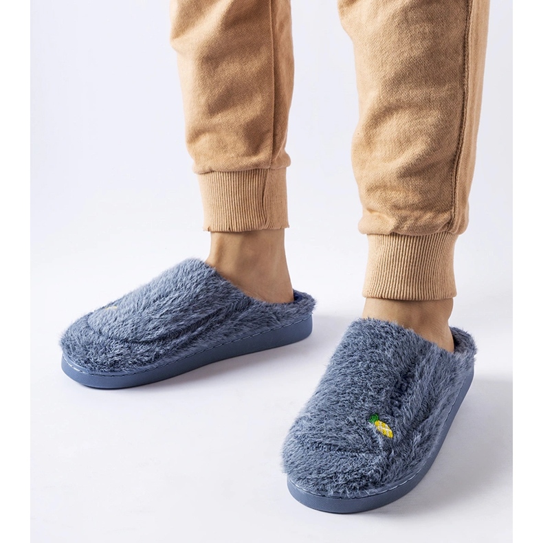 Tummansiniset Collinsville-tossut sininen 1